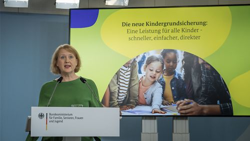 Kabinett beschließt Kindergrundsicherung | Bundesregierung