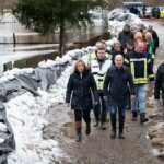 Kanzler besucht Hochwassergebiet in Sachsen-Anhalt